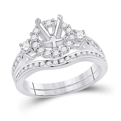 3/4CT-Diamond SM 1 1/2CT-CRD BRIDAL SET