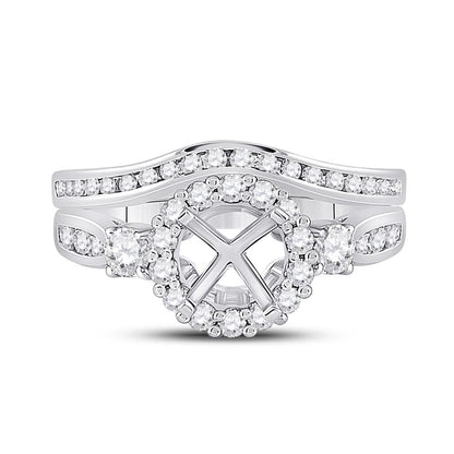 3/4CT-Diamond SM 1 1/2CT-CRD BRIDAL SET