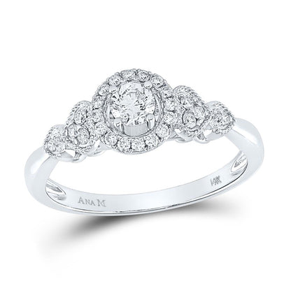 1/2CT-Diamond 1/4CT-CRD BRIDAL RING