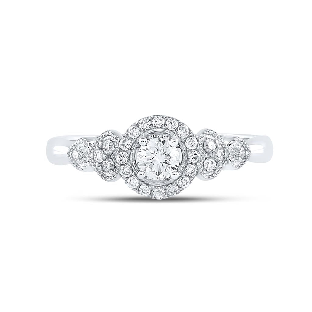 1/2CT-Diamond 1/4CT-CRD BRIDAL RING
