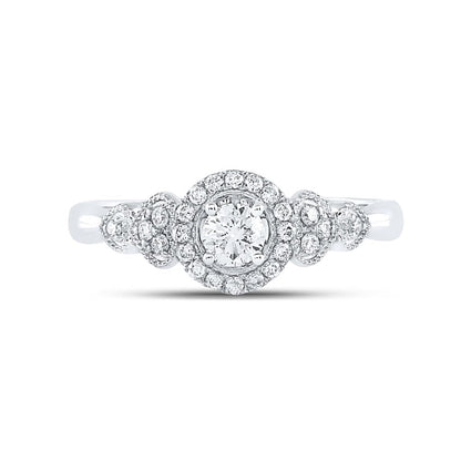 1/2CT-Diamond 1/4CT-CRD BRIDAL RING