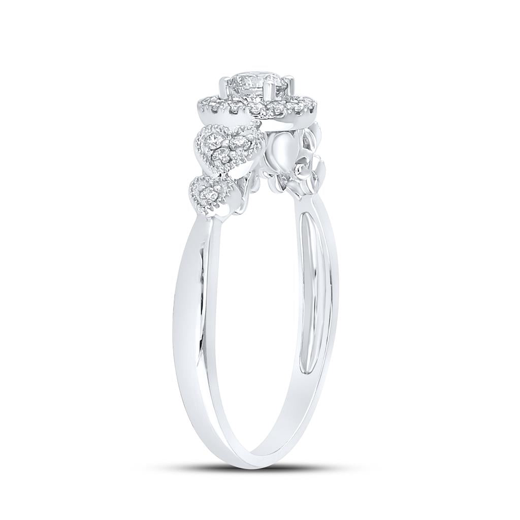 1/2CT-Diamond 1/4CT-CRD BRIDAL RING