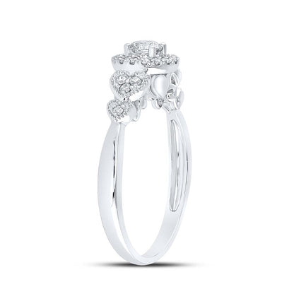 1/2CT-Diamond 1/4CT-CRD BRIDAL RING
