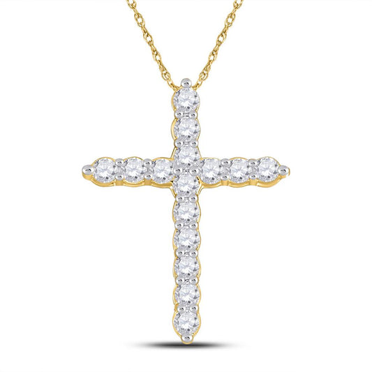 1/2CT-Diamond CROSS PENDANT