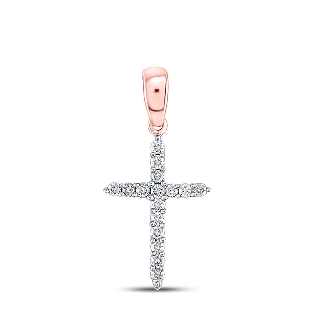 1/6CT-Diamond CROSS PENDANT