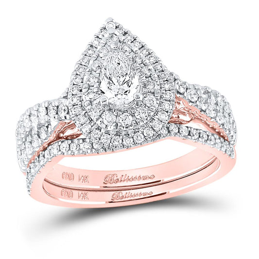 1CT-Diamond 1/3CT-CPE BELLISIMO BRIDAL SET CERTIFIED