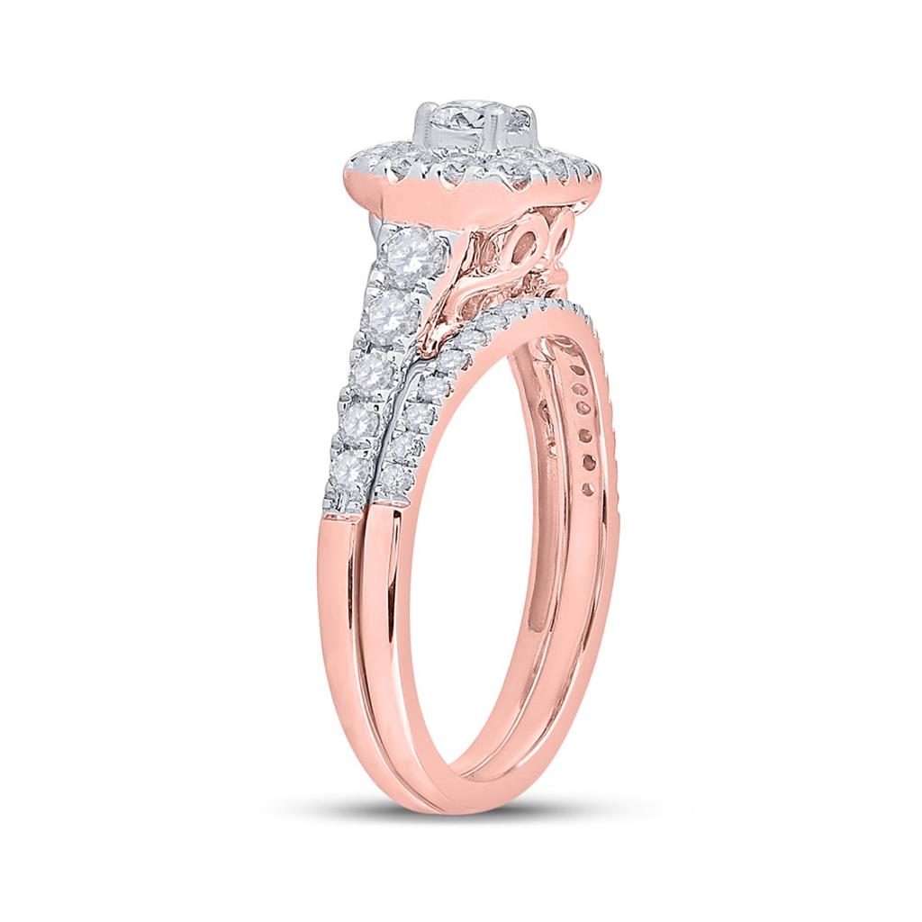 1CT-Diamond 1/5CT-CRD BELLISIMO BRIDAL SET CERTIFIED