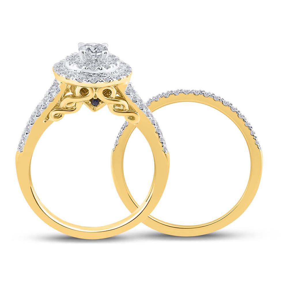 1 CT-Diamond 1/4CT-CRD BELLISIMO BRIDAL SET CERTIFIED
