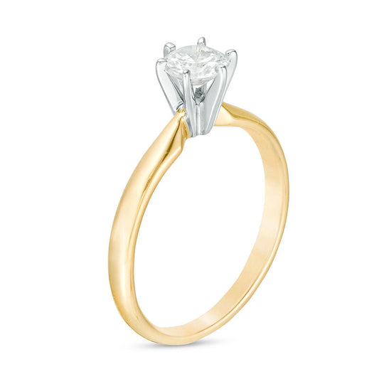 1/2 CT. Diamond Solitaire Engagement Ring in 14K Gold