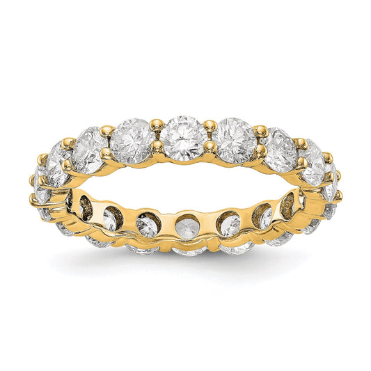 3.0 Ct. Natural Diamond Womens Eternity Anniversary Wedding Band Ring in 14k Yellow Gold
