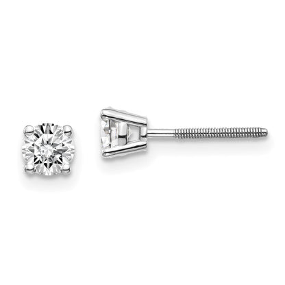 14kw .60ct VS2/SI1 G I Diamond Stud Thread on/off Post Earrings