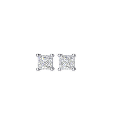 1/4 CTW Diamond Earrings in 14kt White Gold