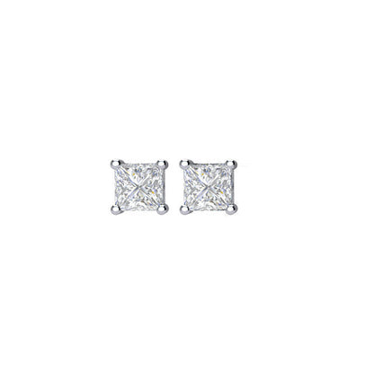 1/3 CTW Diamond Earrings in 14kt White Gold