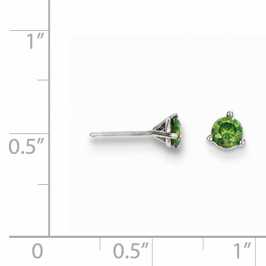 14k .40ct Green Diamond Stud Earrings