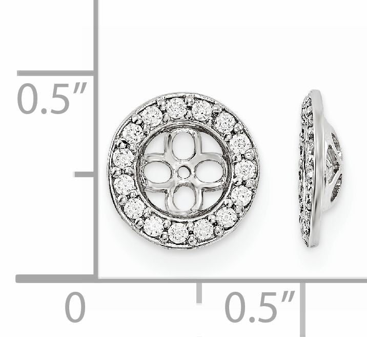 14KW AA Diamond Earring Jacket