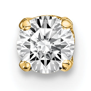 14k Single Stud Diamond Earring