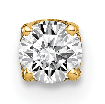 14k Single Stud Diamond Earring
