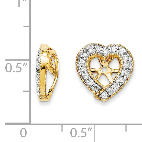 14k Diamond Earring Jacket