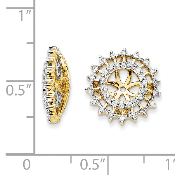 14k Diamond Earring Jacket