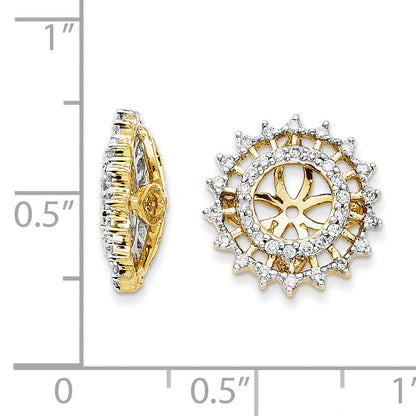 14k Diamond Earring Jacket