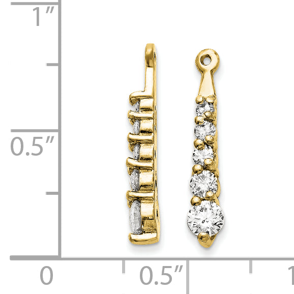 14k VS Diamond earring jacket
